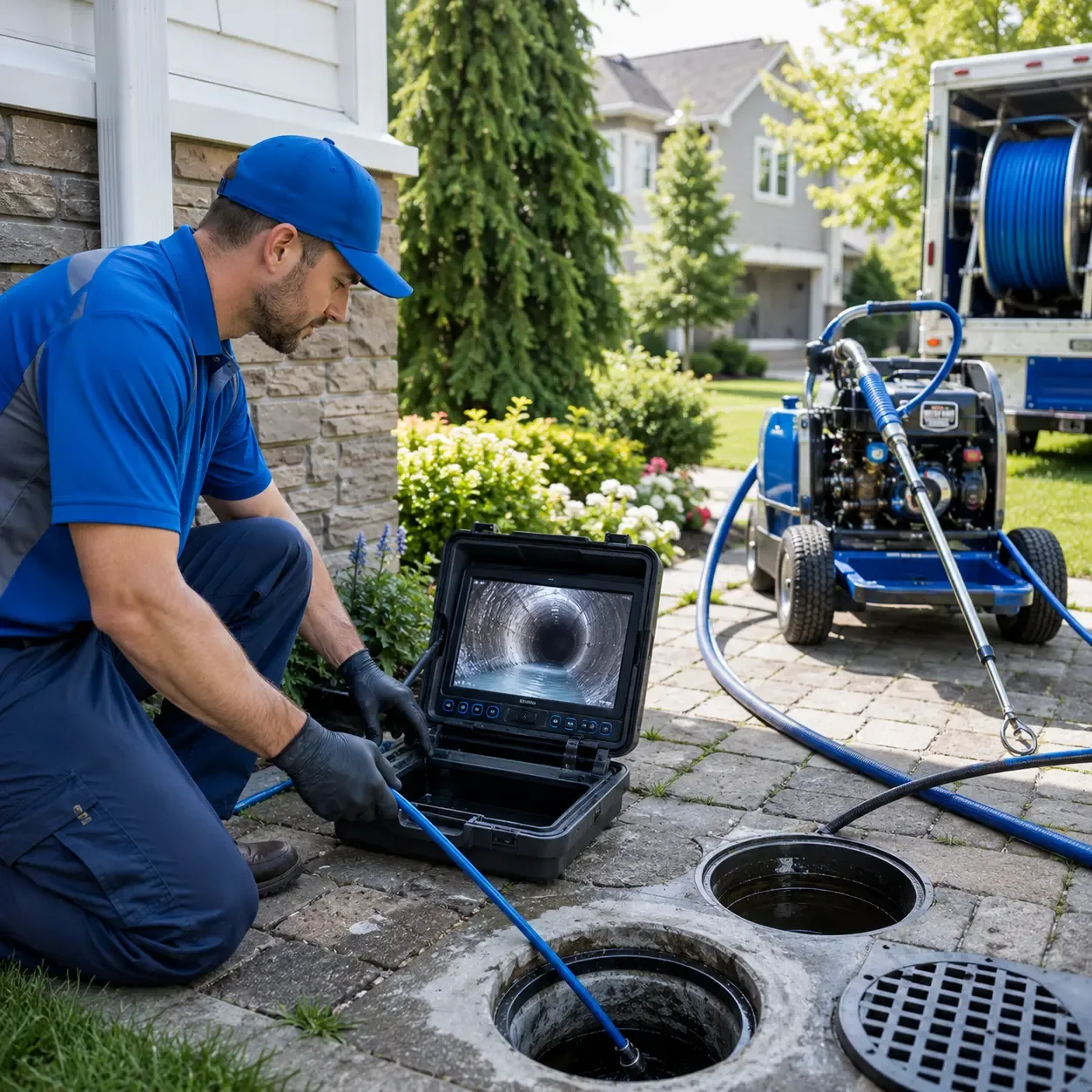 Outdoor drain cleaning professionals serving Lakeside, CA